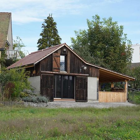 Tiny House Chez Claudine - Relaxen, Workspace, Naehe Thermen, Netflix, Free Parking & Wifi Brugg  Esterno foto
