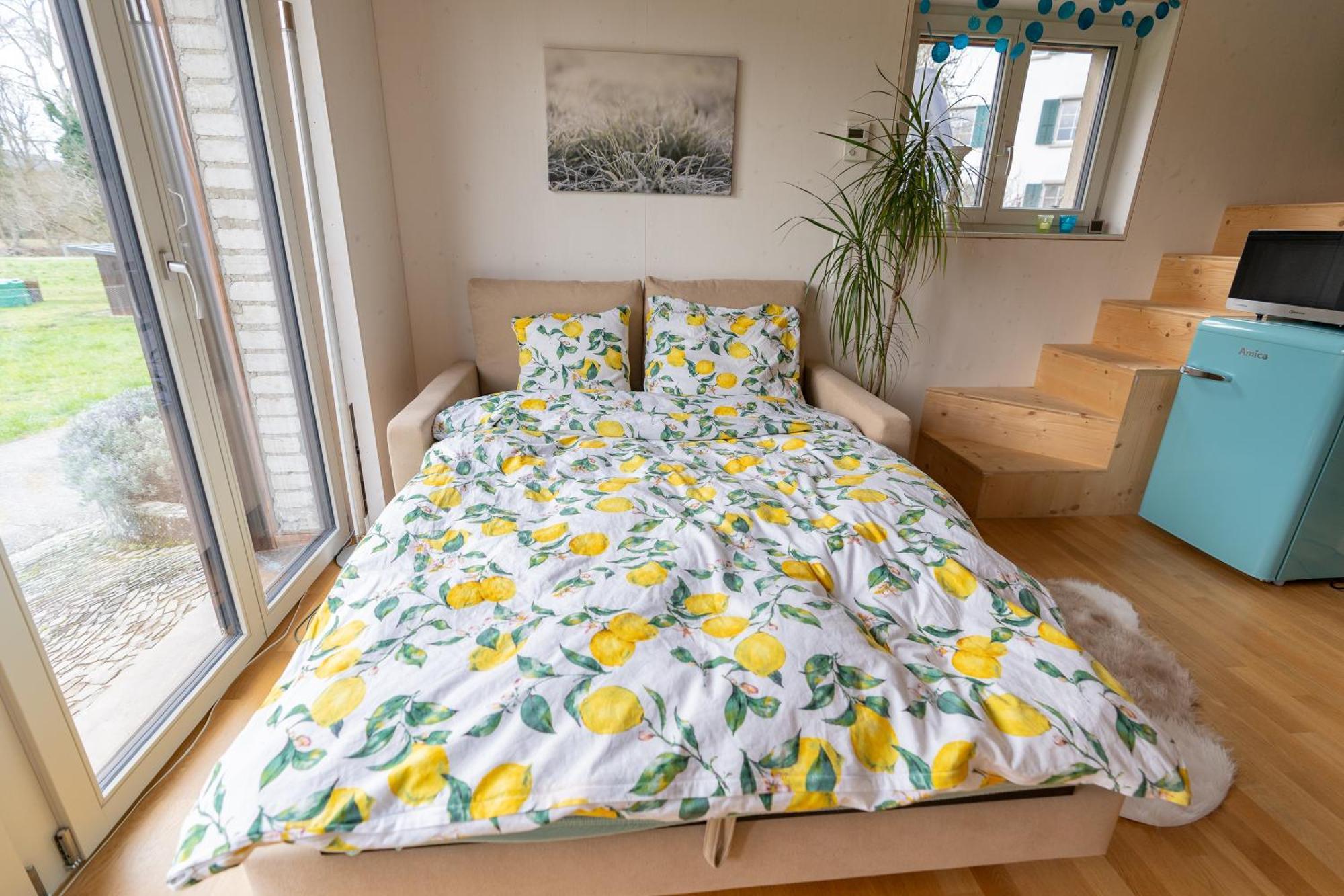 Tiny House Chez Claudine - Relaxen, Workspace, Naehe Thermen, Netflix, Free Parking & Wifi Brugg  Esterno foto